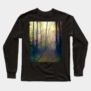 Wandering in a Foggy Woodland Long Sleeve T-Shirt